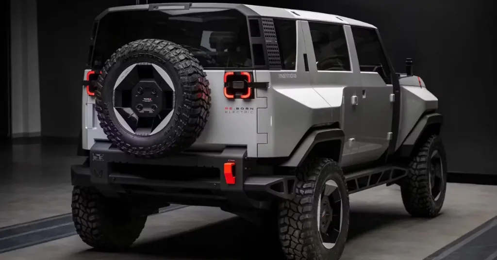 mahindra-thar-electric-car mahindra thar electric 2025-डिज़ाइन और लुक